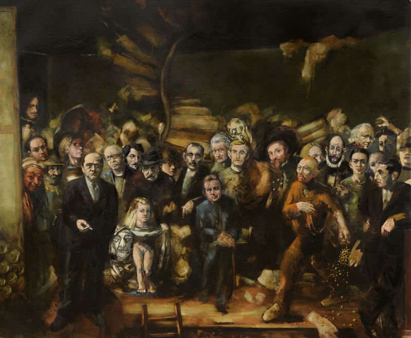 Lutz Friedel "Nächtliches Atelier", 2012/13